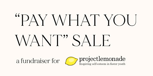 Pay What You Want Sale primary image