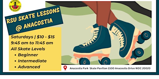 RSU SKATE LESSONS @ ANACOSTIA ROLLER SKATING PAVILLION primary image