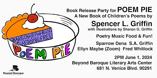 Imagem principal do evento L.A. Book Launch: Poem Pie by Spencer L. Griffin