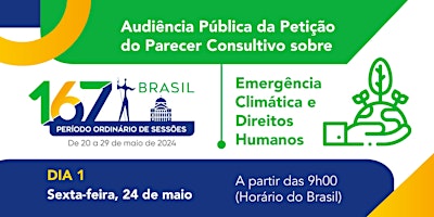 Primaire afbeelding van Petição do Parecer Consultivo sobre Emergência Climática e Direitos Humanos