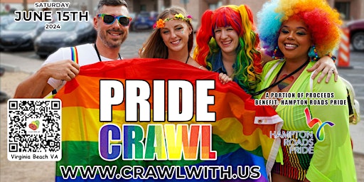 Immagine principale di The Official Pride Bar Crawl - Virginia Beach - 7th Annual 