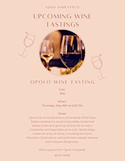 Opolo Wine Tasting