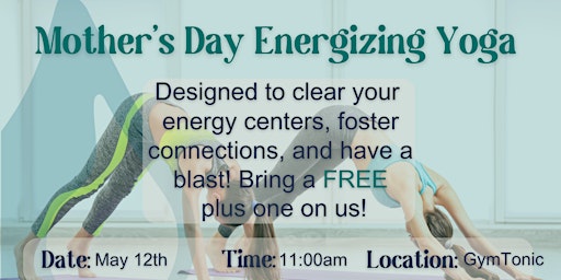 Image principale de Mother's Day Energizing Yoga
