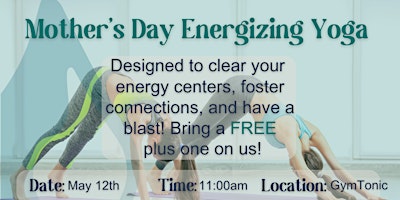 Mother's Day Energizing Yoga primary image