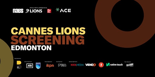 Hauptbild für Cannes Lions Screening Edmonton 2024