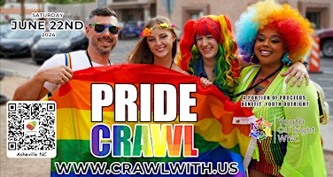 Primaire afbeelding van The Official Pride Bar Crawl - Asheville - 7th Annual