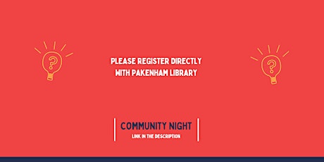 Community Event [PAKENHAM]