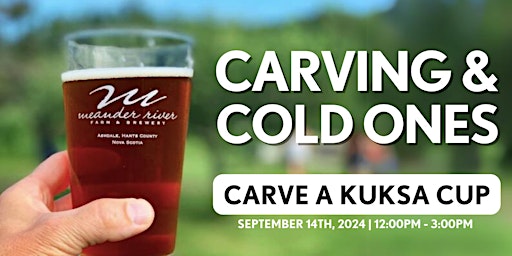 Imagem principal do evento Carving & Cold Ones: Carve a Kuksa Cup