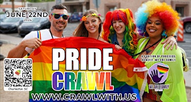 Imagem principal do evento The Official Pride Bar Crawl - Charleston - 7th Annual