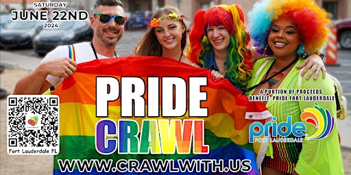 Imagem principal do evento The Official Pride Bar Crawl - Fort Lauderdale - Wilton Manors - 7th Annual