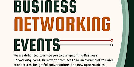 Imagem principal do evento Business Networking Event