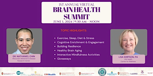 1st Annual Brain Health Summit primary image