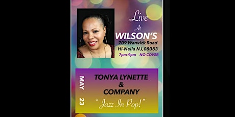 Tonya Lynette & Company ” Jazz in Pop!”