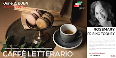 Hauptbild für Caffè Letterario: Rosemary Frisino Toohey