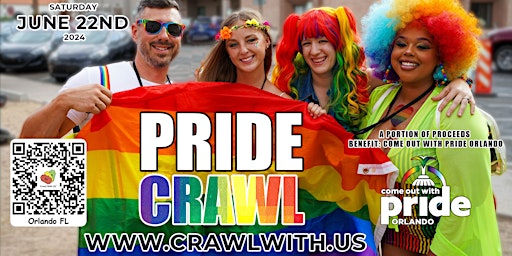Imagem principal de The Official Pride Bar Crawl - Orlando - 7th Annual