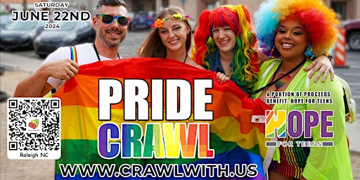Primaire afbeelding van The Official Pride Bar Crawl - Raleigh - 7th Annual