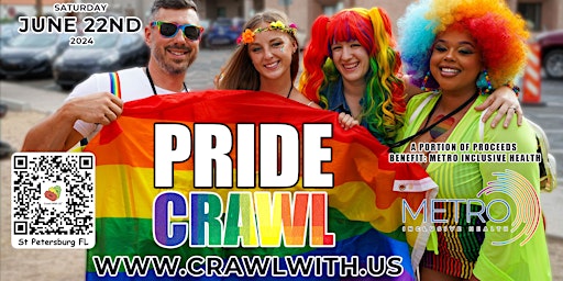 Imagem principal do evento The Official Pride Bar Crawl - St Petersburg - 7th Annual