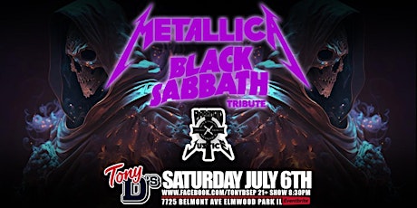Metallica & Black Sabbath Tribute Band Paranoid Justice at Tony D's