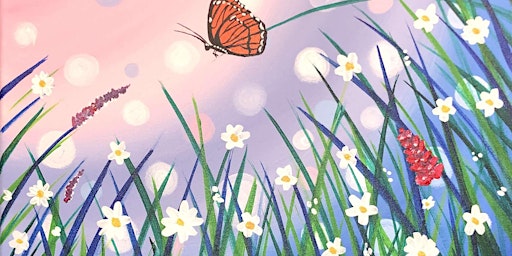 Hauptbild für Magical Blooms & Butterflies - Paint and Sip by Classpop!™