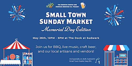 Small Town Sunday Market | MEMORIAL DAY EDITION - Davis, CA  primärbild