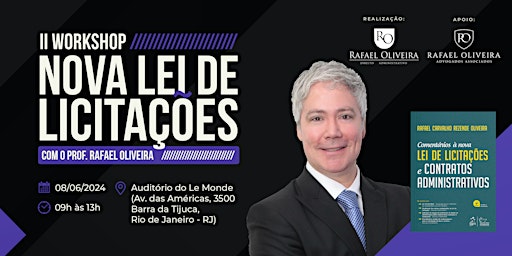 II Workshop presencial – Nova Lei de Licitações – Prof. Rafael Oliveira primary image