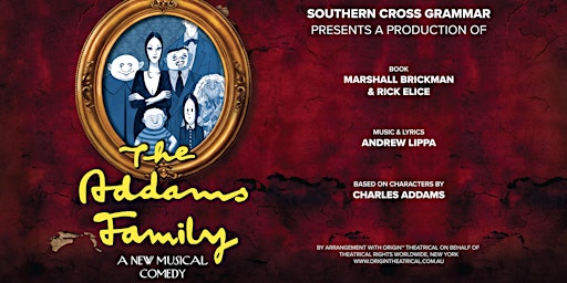 Imagem principal do evento 'The Addams Family' - An SCG Musical Production