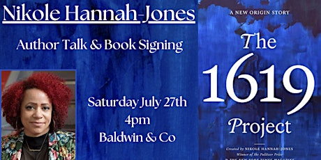Nikole Hannah-Jones Author Talk and Book Signing