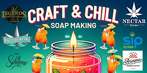 Immagine principale di Craft & Chill - Candle Class w/ Mocktail & Faded Hour 