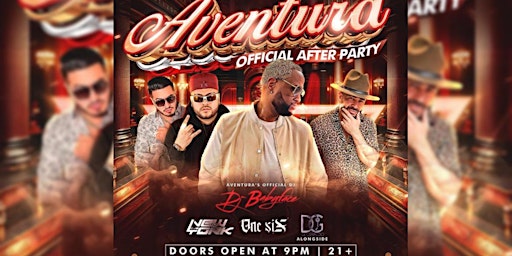 AVENTURA  Official After Concert Party primary image