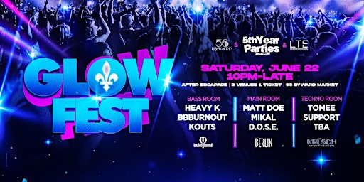 GLOW FEST Ottawa | After Escapade primary image