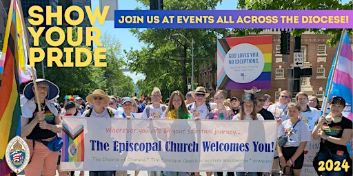 Primaire afbeelding van The Episcopal Church @ Pride in the Park & the Seattle Pride Parade!