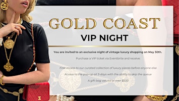 Imagem principal do evento VIP LUXURY SHOPPING NIGHT | GOLD COAST
