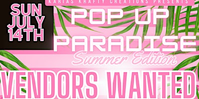 Imagen principal de Pop Up Paradise"Summer Edition"