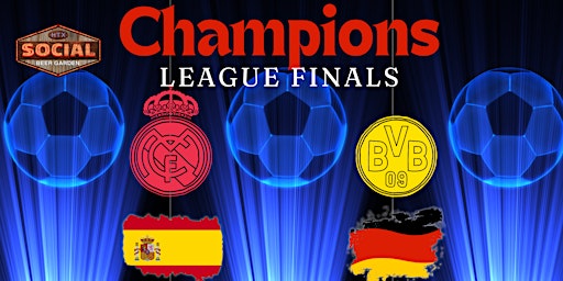 Champions League Final - Soccer Watch Party primary image