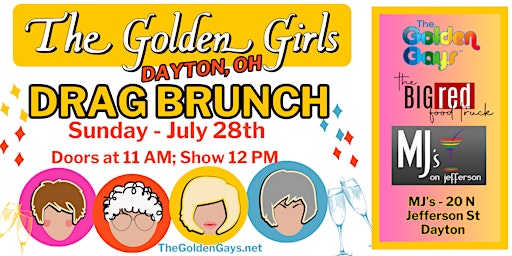 Dayton, OH - Golden Girls Drinking Drag Brunch with Food Truck - MJ's primary image