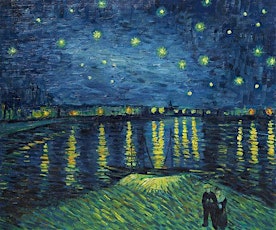 Wine and Painting Wednesdays: 'Starry Night Over the Rhone' by Vincent Van Gogh primary image