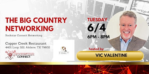 Image principale de The Big Country Free  Networking Event powered by Rockstar Connect (June)