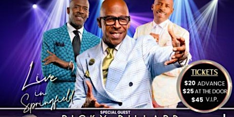 Live in Springfield w/ Ricky Dillard and other special guest.