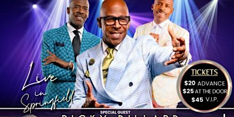 Image principale de Live in Springfield w/ Ricky Dillard and other special guest.