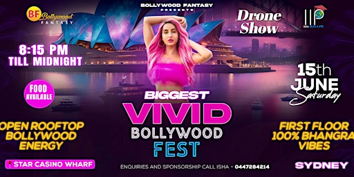 Imagem principal de Biggest VIVID Bollywood Fest -Grand Vivid Closing Night -Drone Show Special