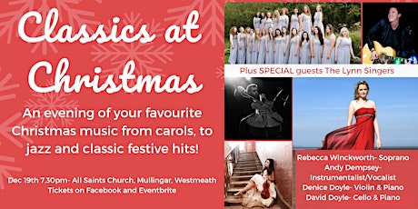 Classics at Christmas Mullingar- A Night Of Favourite Festive Music primary image