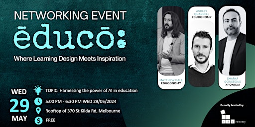 ēducō Networking Event Series - Harnessing the power of AI in education  primärbild