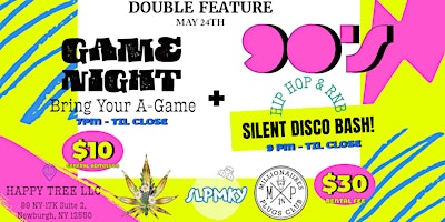 Imagen principal de Double Play: Game Night & Silent Disco Bash