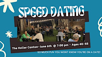 Speed Dating ~ Ages 40-55 primary image