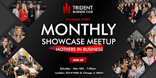 Primaire afbeelding van Monthly Showcase Meetup: Mothers in Business