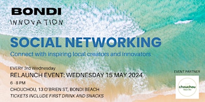 Imagem principal do evento Bondi Innovation: Social Networking