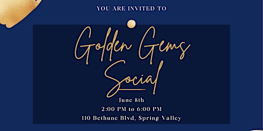 Primaire afbeelding van Golden Gems Social Event