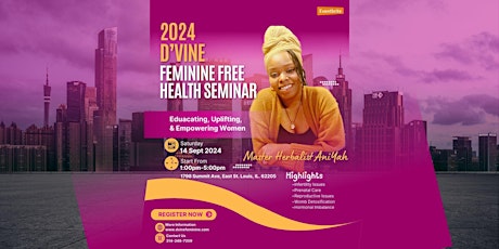 D'Vine Feminine Health Seminar