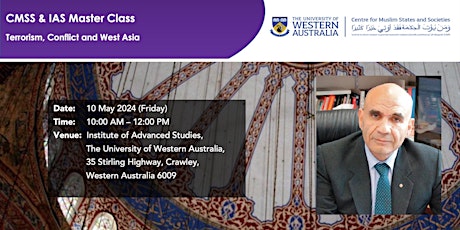 Master Class on Terrorism, Conflict and West Asia