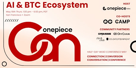 OnePieceCon May 2024 - AI and the Bitcoin Ecosystem